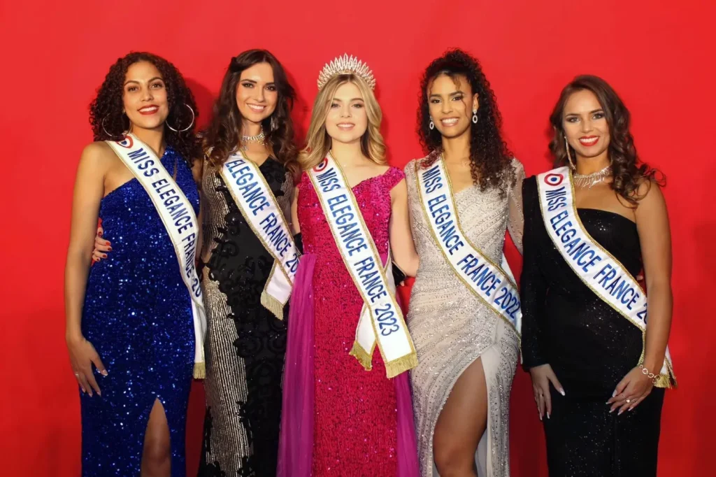 Miss Elegance France with Previous Miss Elegance France